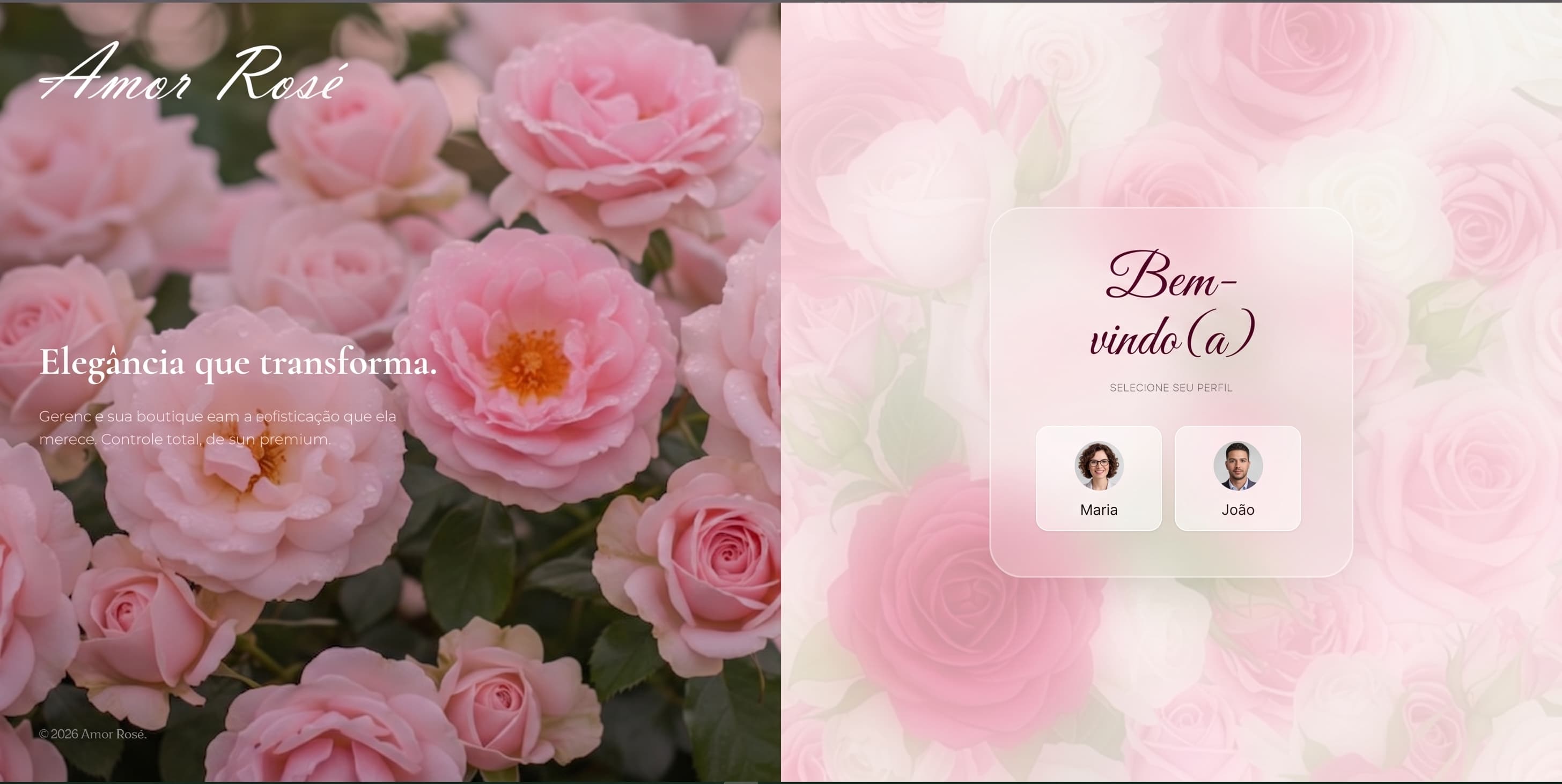 Amor Rosé — CRM & PDV